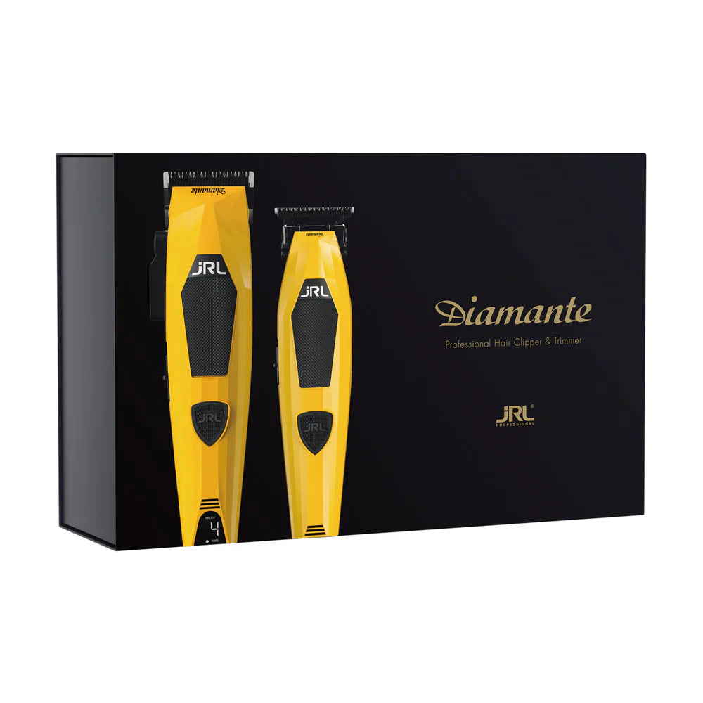 JRL Professional Diamante DI2025 Clipper & Trimmer Set Yellow